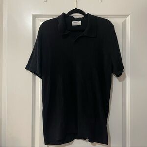 OLD NAVY BLACK SHIRT WITH COLLAR